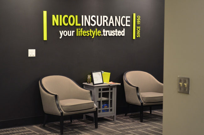 Nicol Insurance Lobby in Owen Sound