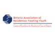 Ontario Association of Residence Treating Youth Group Benefits