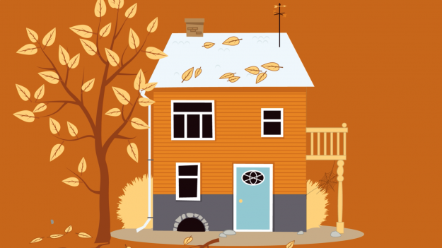 Cute House in the Fall